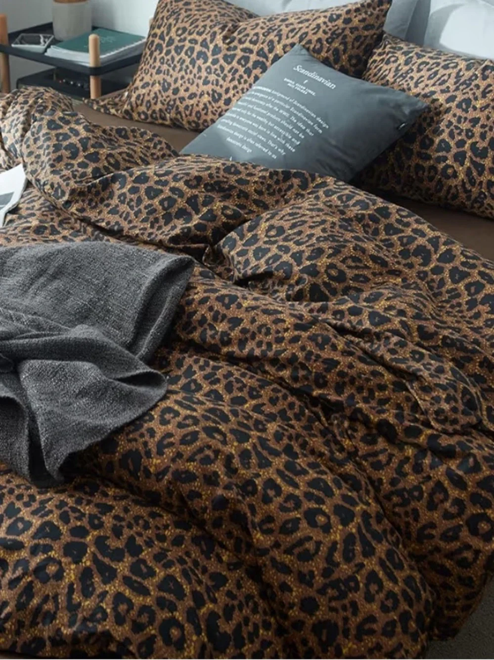 Leopard Print Comforter Set Twin Xl